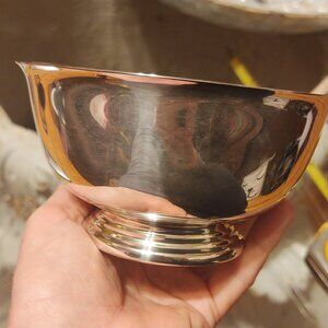 Gorham Silverplate Revere Bowl YC778 – 5” Footed Vintage Bowl